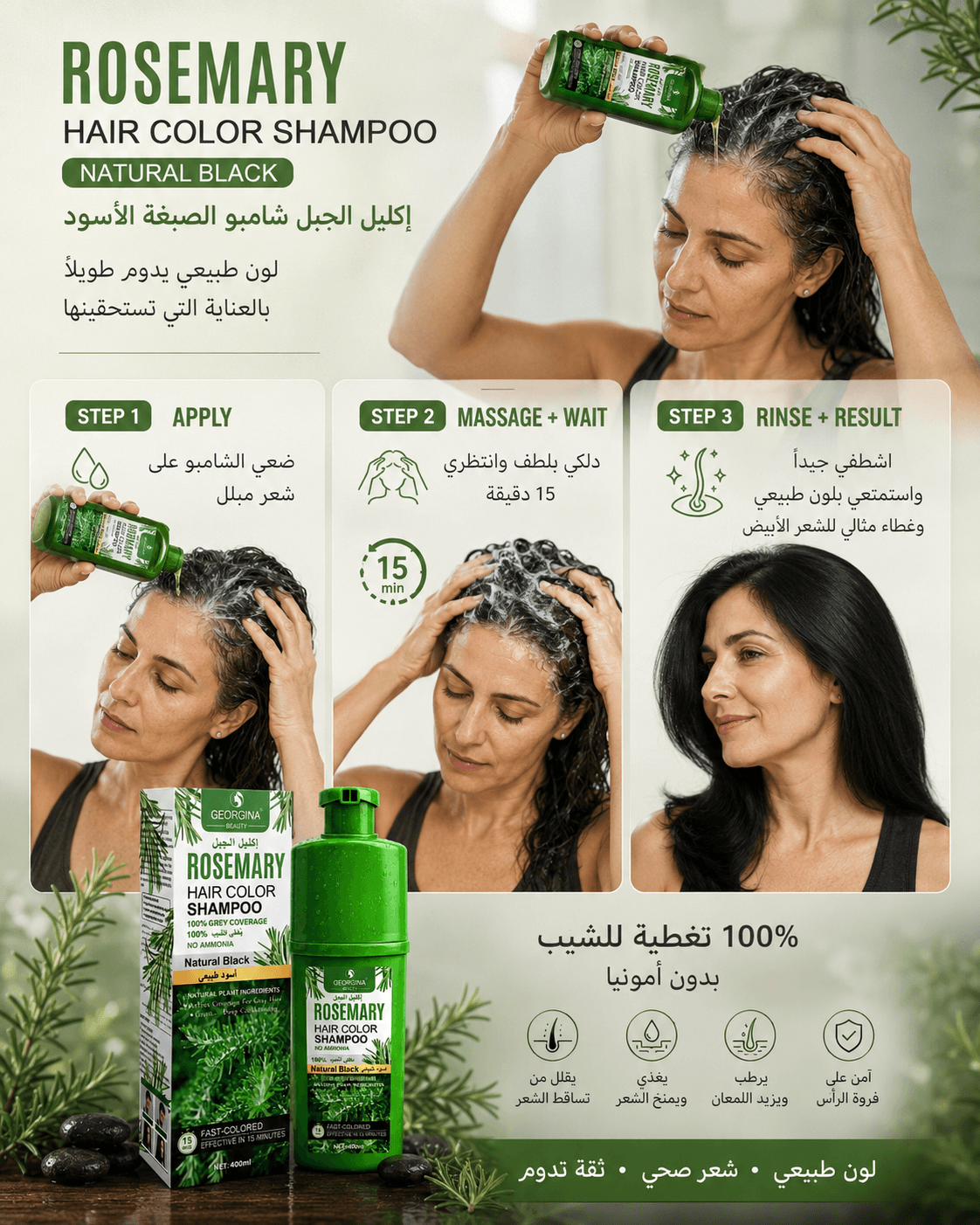 طريقة استعمال اللون الأسود